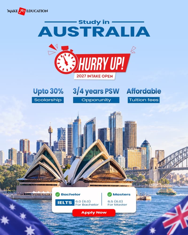 Study in Australia — 2027 intake open